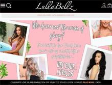 Tablet Screenshot of lullabellz.com